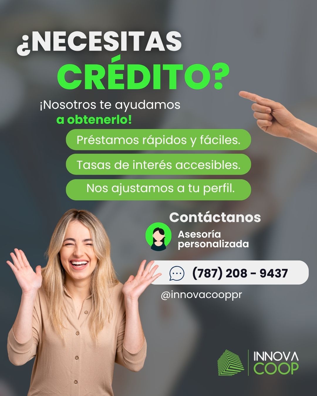 Historia Redes Sociales Servicios Credito Y Financiamiento Corporativa Verde Y Blanco